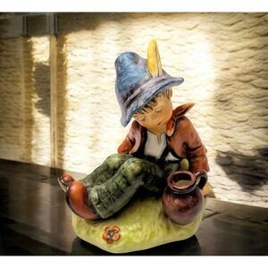 1976 Goebel Hummel Coffee‎ Break #409 Boy Figurine Collectors Club West Germany